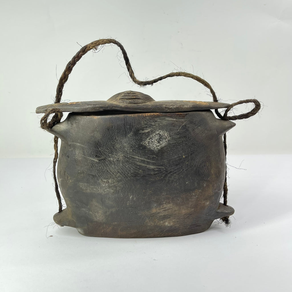 Luba Songye Wooden Purse Container