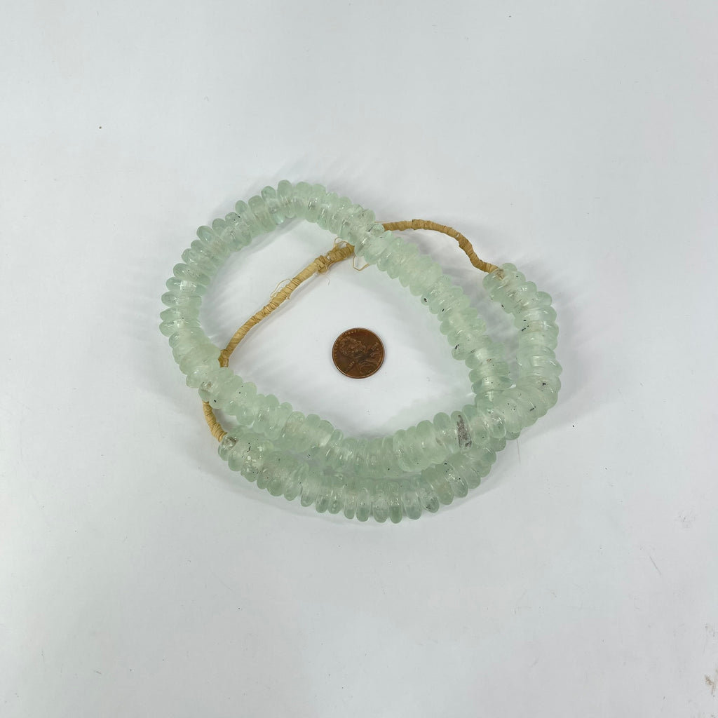 Krobo Recycled Powder Glass Translucent Trade Beads