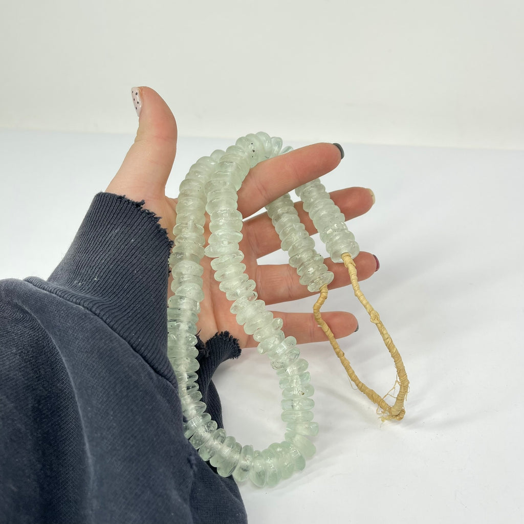 Krobo Recycled Powder Glass Translucent Trade Beads