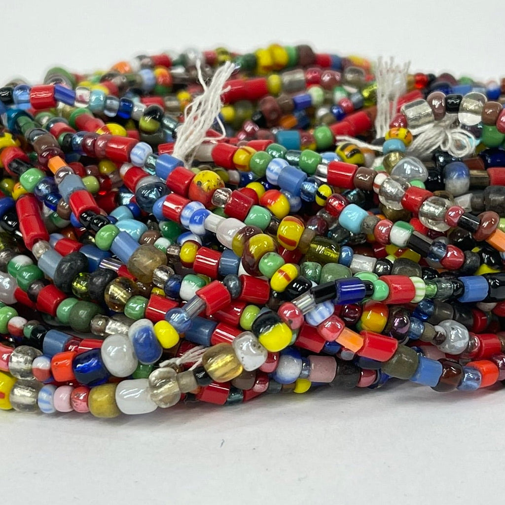  8 Christmas Trade Bead Strands 32 Inch