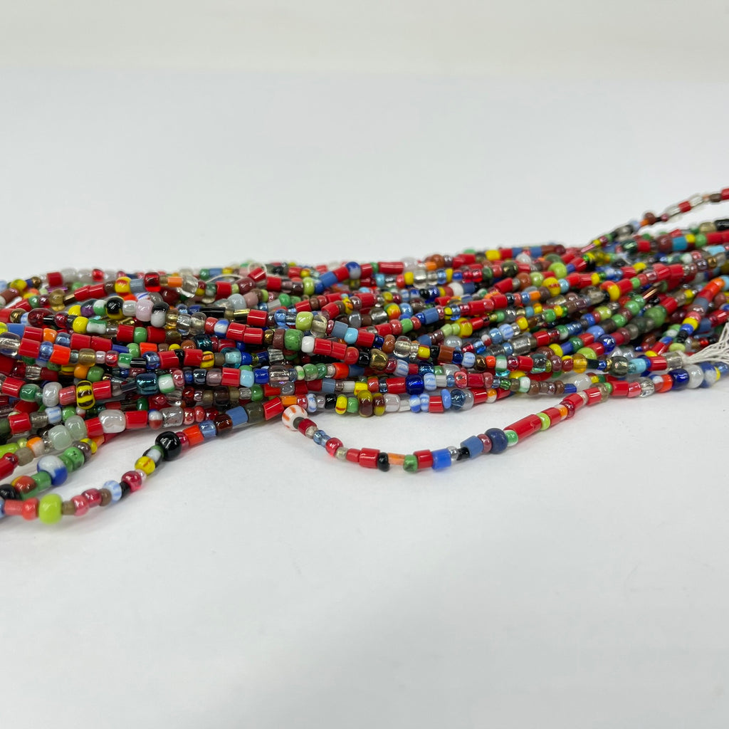  8 Christmas Trade Bead Strands 32 Inch