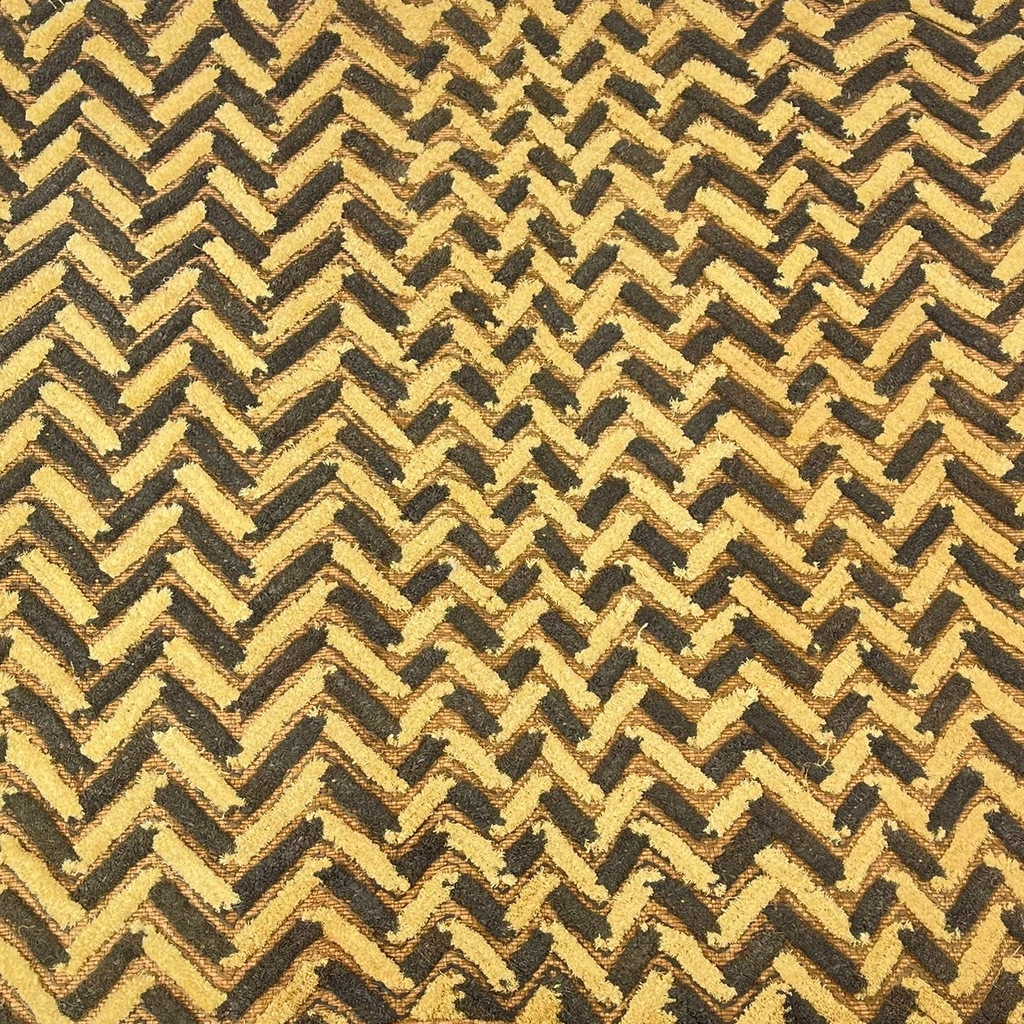 Kuba Raffia Square Textile Congo 23x20 Inch