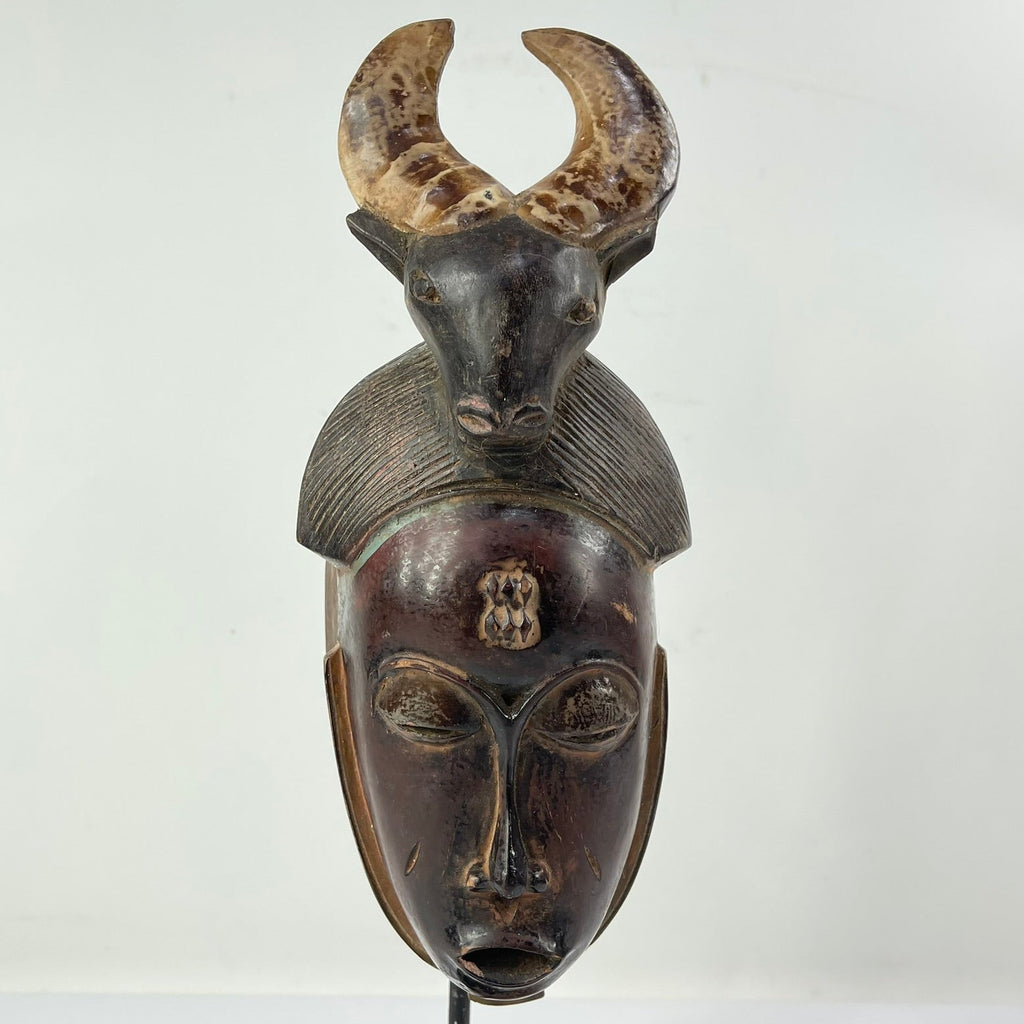 Baule Portrait Mask Cote D'Ivoire