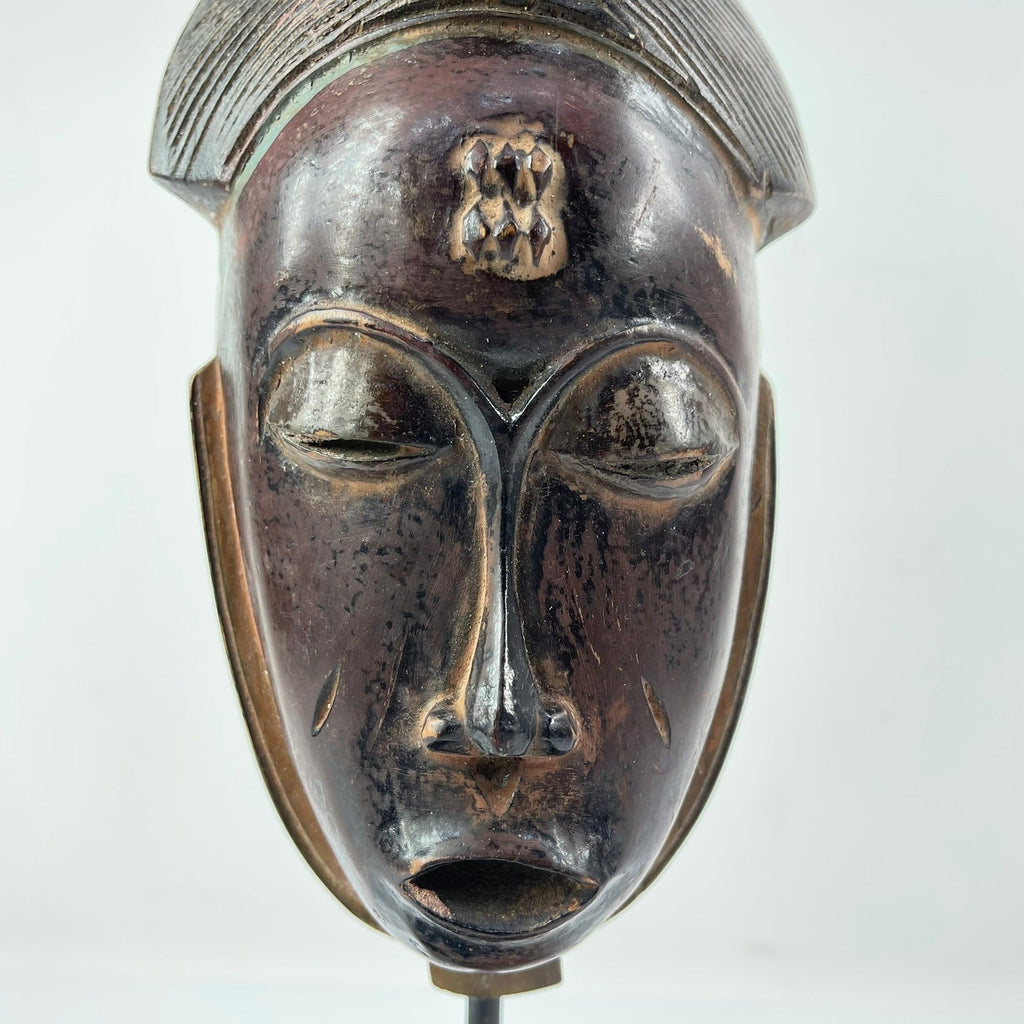 Baule Portrait Mask Cote D'Ivoire