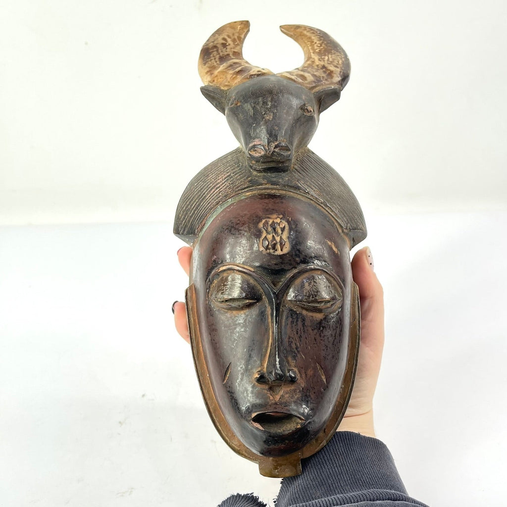Baule Portrait Mask Cote D'Ivoire