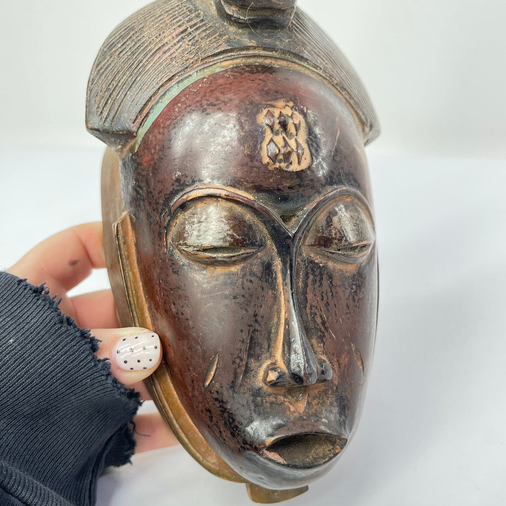 Baule Portrait Mask Cote D'Ivoire