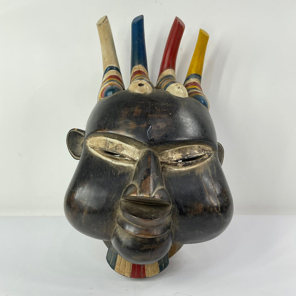 Bamun Mask with Headdress Cameroon