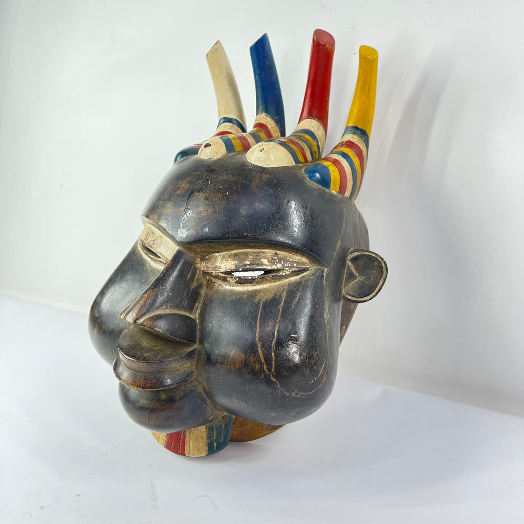 Bamun Mask with Headdress Cameroon
