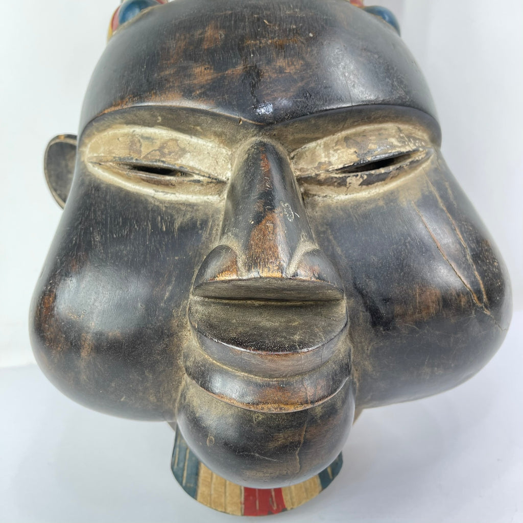 Bamun Mask with Headdress Cameroon
