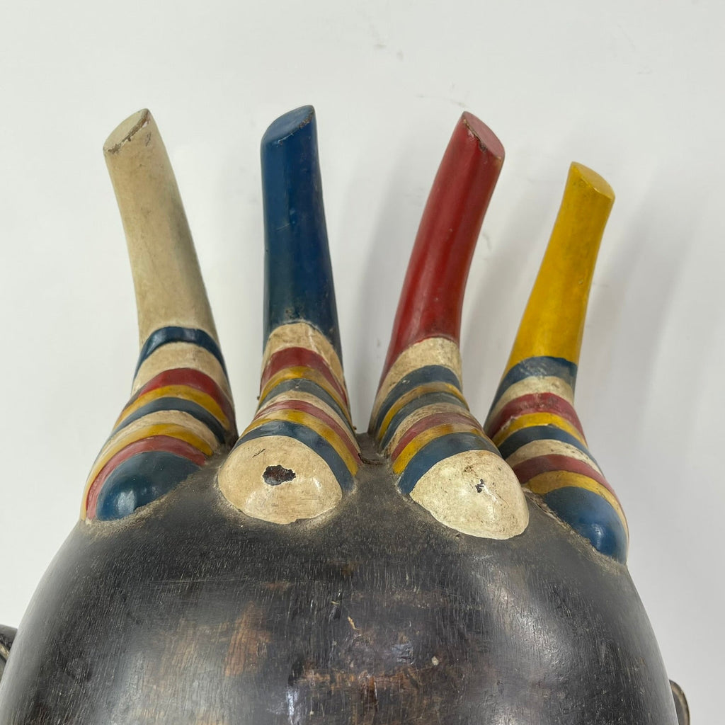 Bamun Mask with Headdress Cameroon