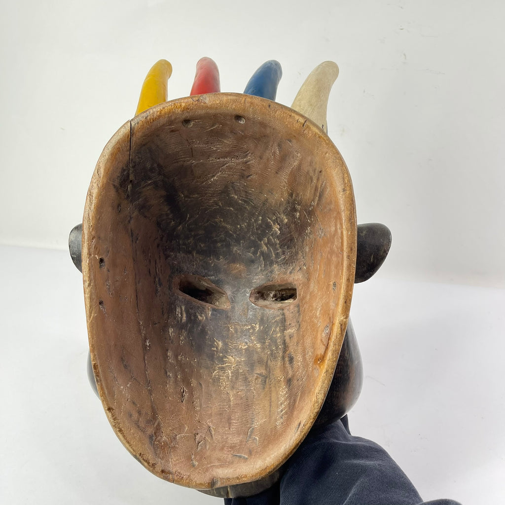 Bamun Mask with Headdress Cameroon