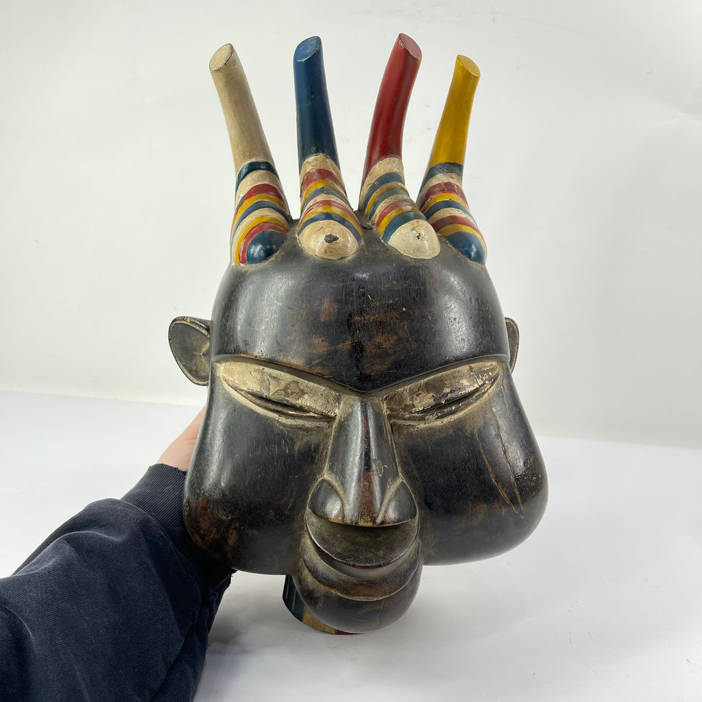 Bamun Mask with Headdress Cameroon