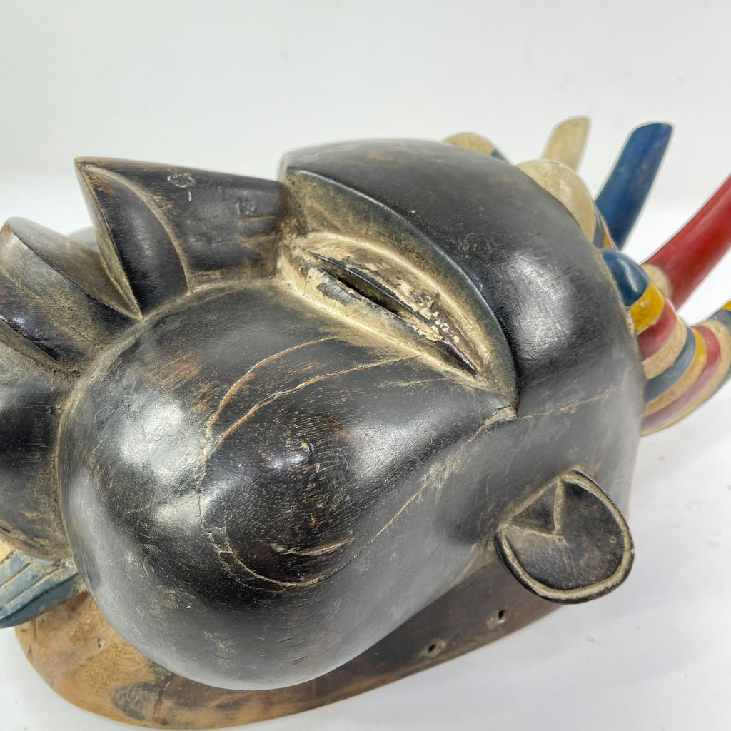 Bamun Mask with Headdress Cameroon