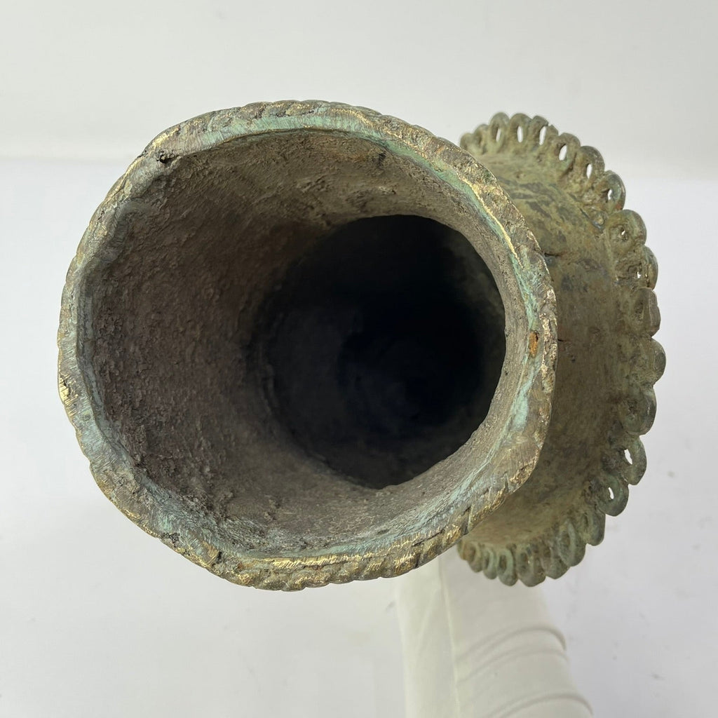 Benin Bronze Portrait Figure Nigeria