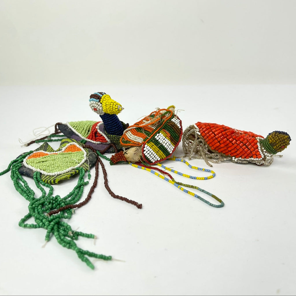 Yoruba Multicolor Beaded Flora and Fauna Nigeria