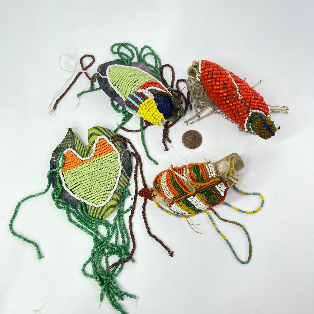 Yoruba Multicolor Beaded Flora and Fauna Nigeria
