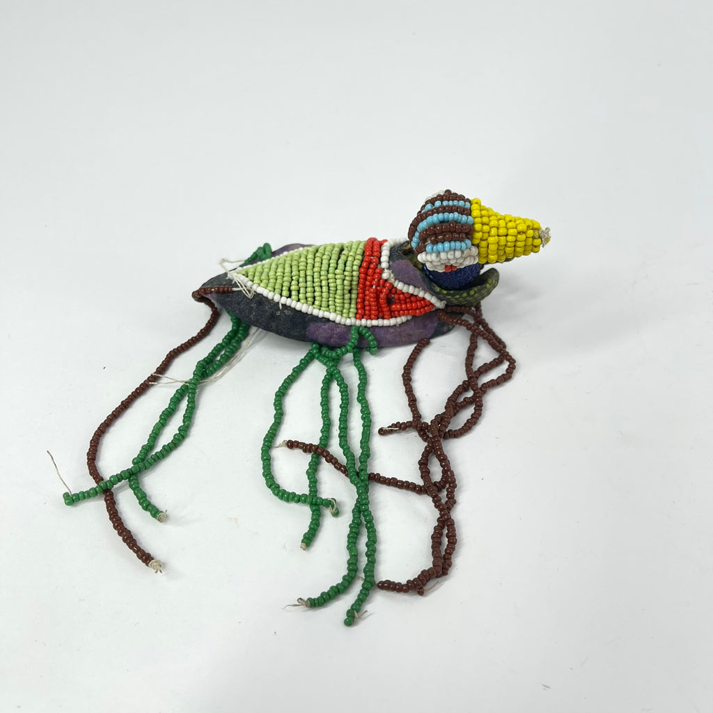 Yoruba Multicolor Beaded Flora and Fauna Nigeria