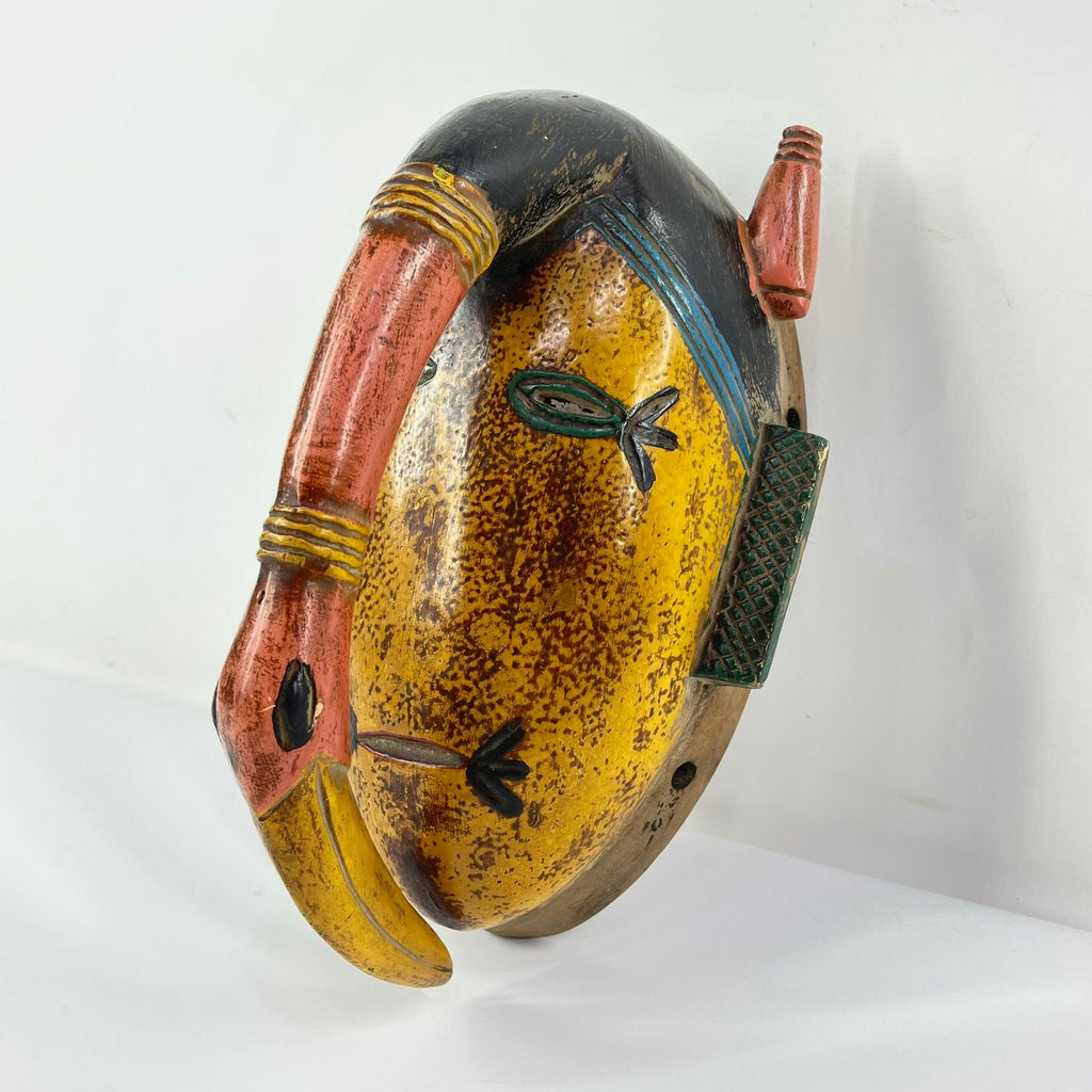 Guro House Mask with Bird Nose Côte d'Ivoire
