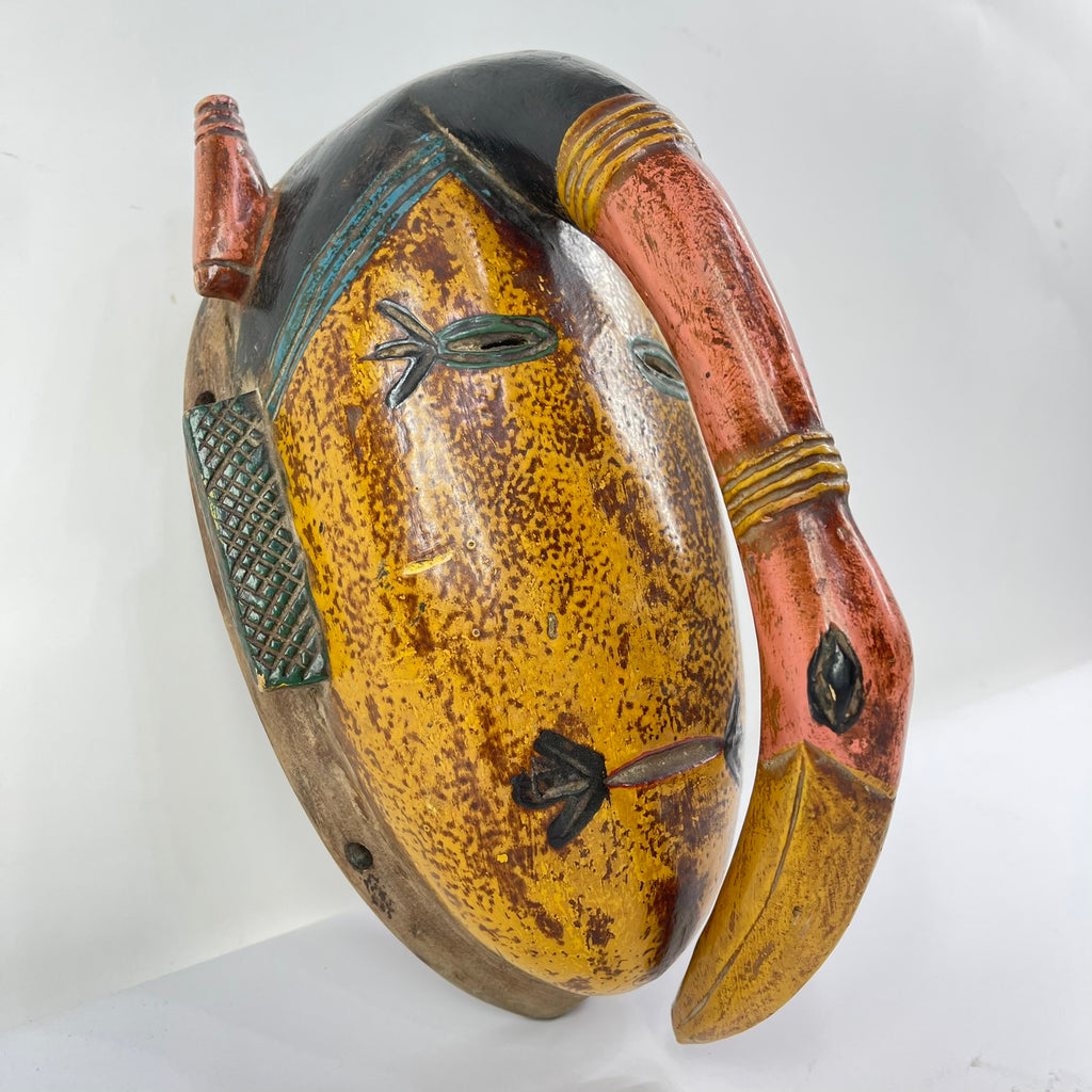 Guro House Mask with Bird Nose Côte d'Ivoire