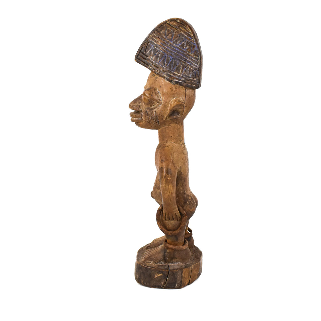 Yoruba Ibeji Male Miniature Figure 9.5 Inch Nigeria