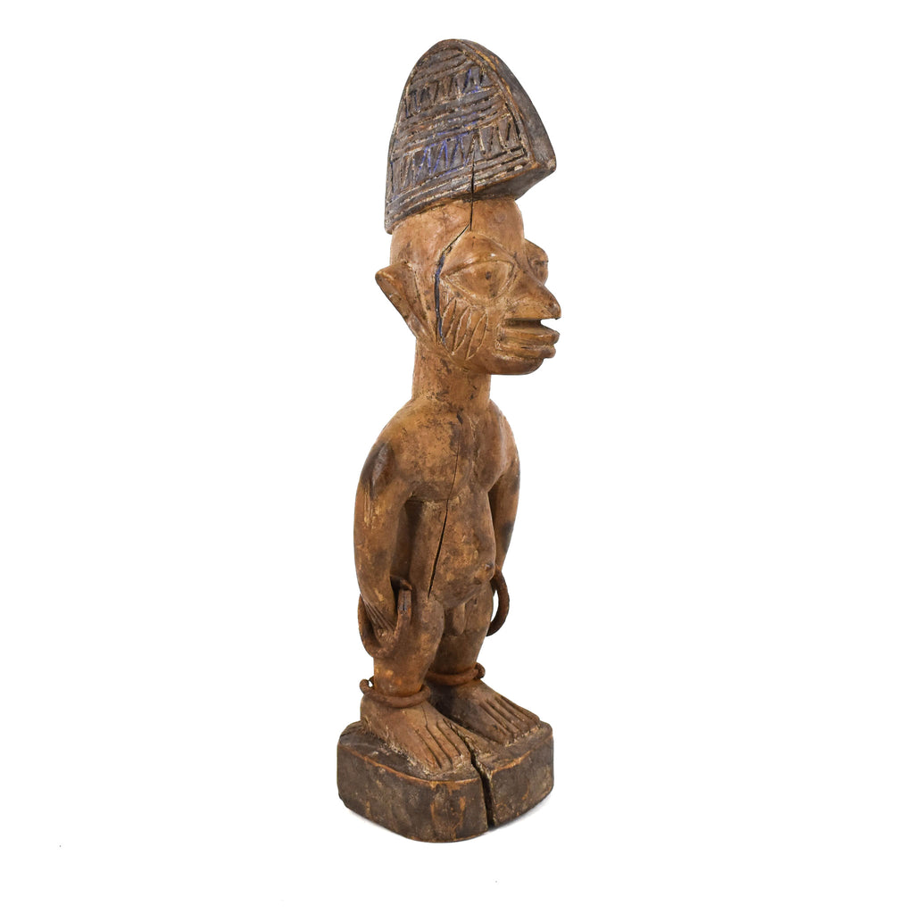 Yoruba Ibeji Male Miniature Figure 9.5 Inch Nigeria