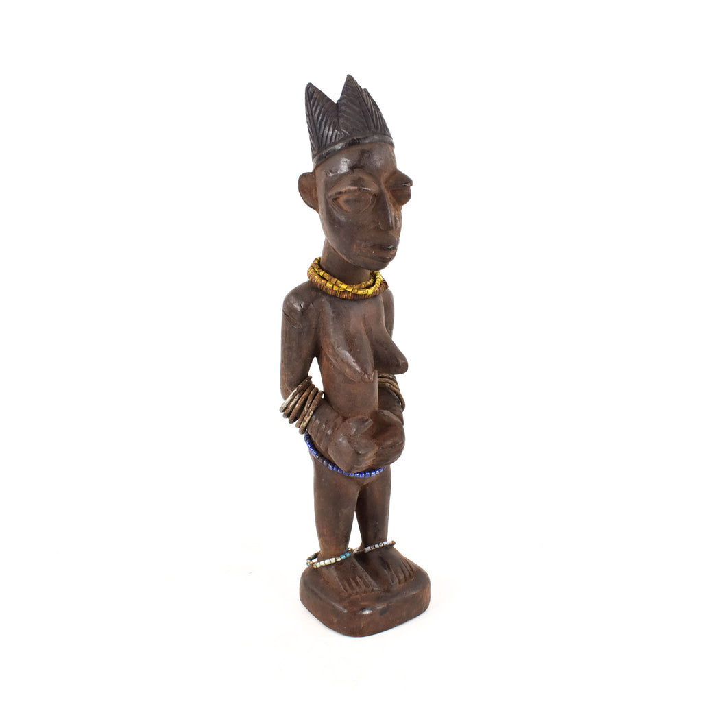 Yoruba Ibeji Female Miniature Figure 13 Inch Nigeria