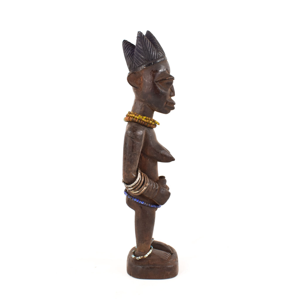 Yoruba Ibeji Female Miniature Figure 13 Inch Nigeria