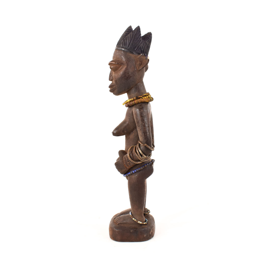 Yoruba Ibeji Female Miniature Figure 13 Inch Nigeria