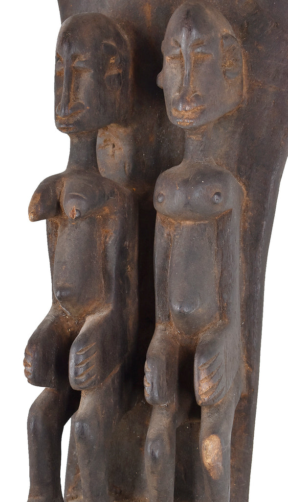 Dogon Ladder with Figures Burkina Faso 42 Inch