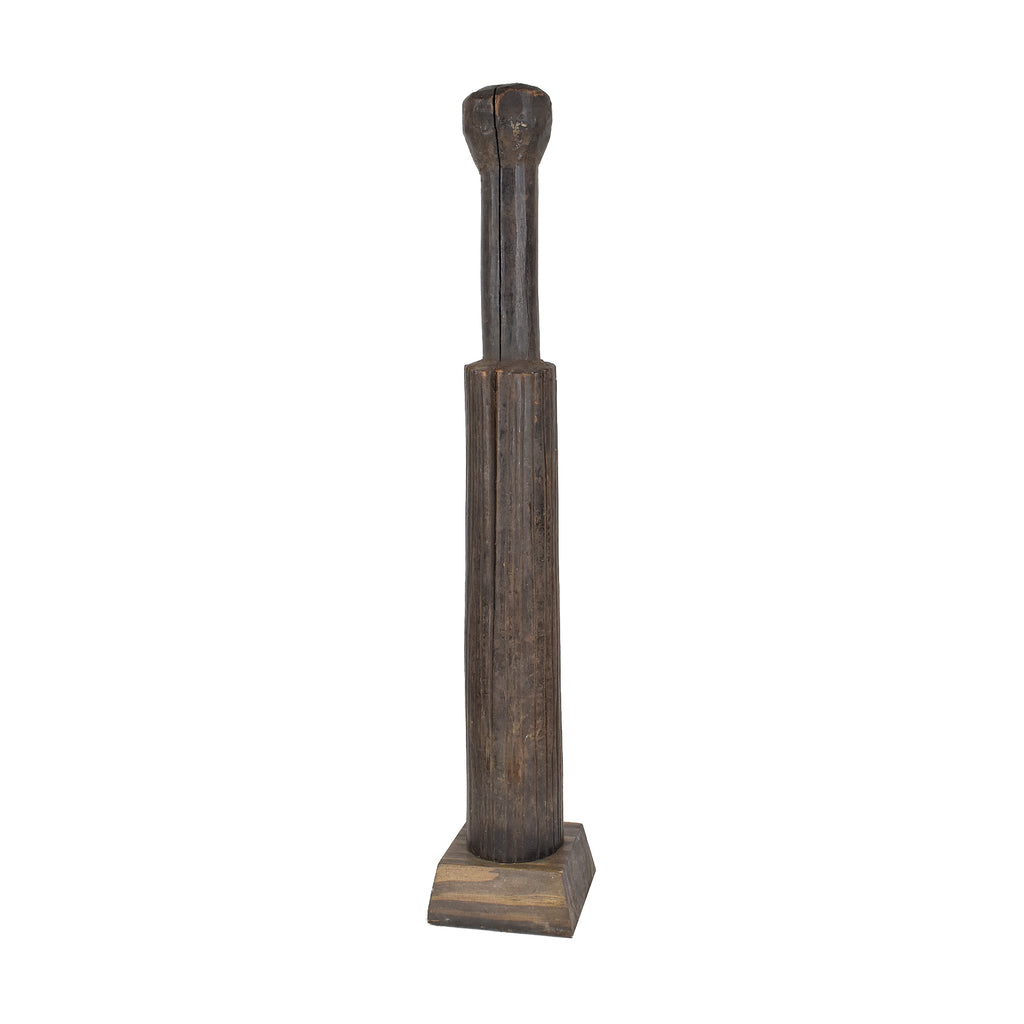 Tabwa Wooden Phallic Figure on Custom Base Congo