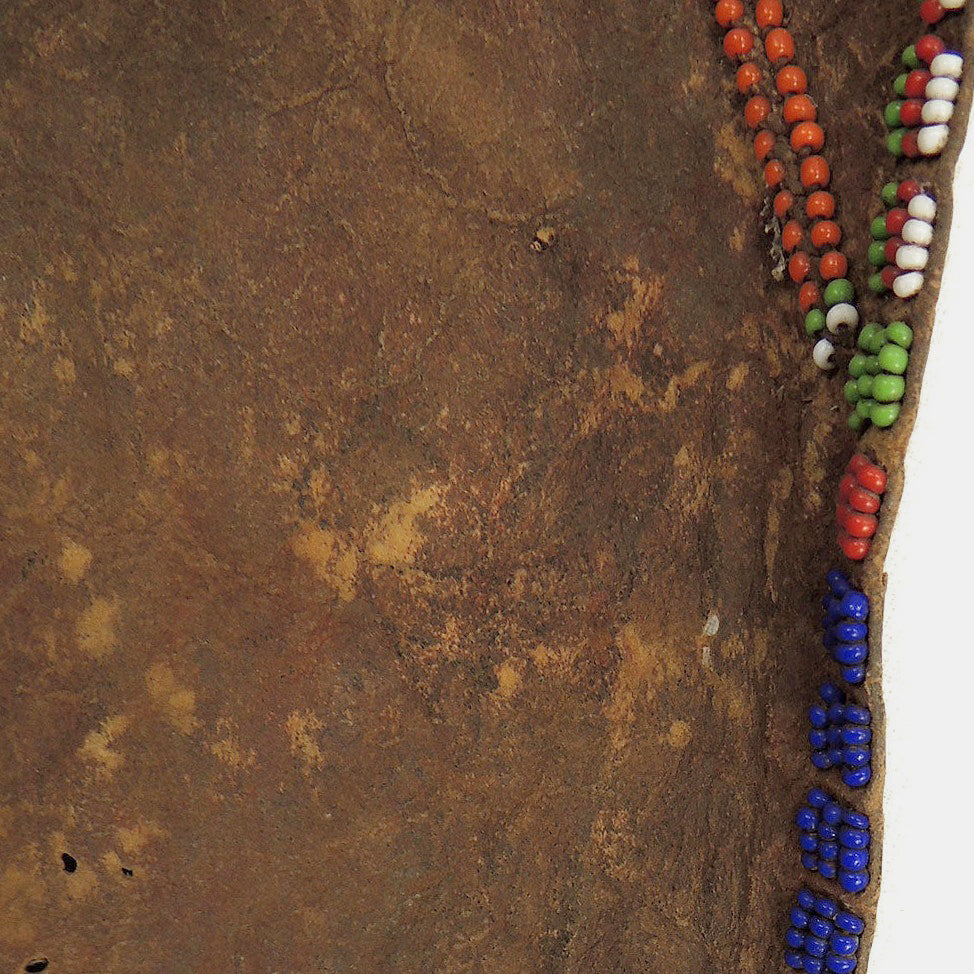 Maasai Leather Cape Olekesana Beadwork Kenya