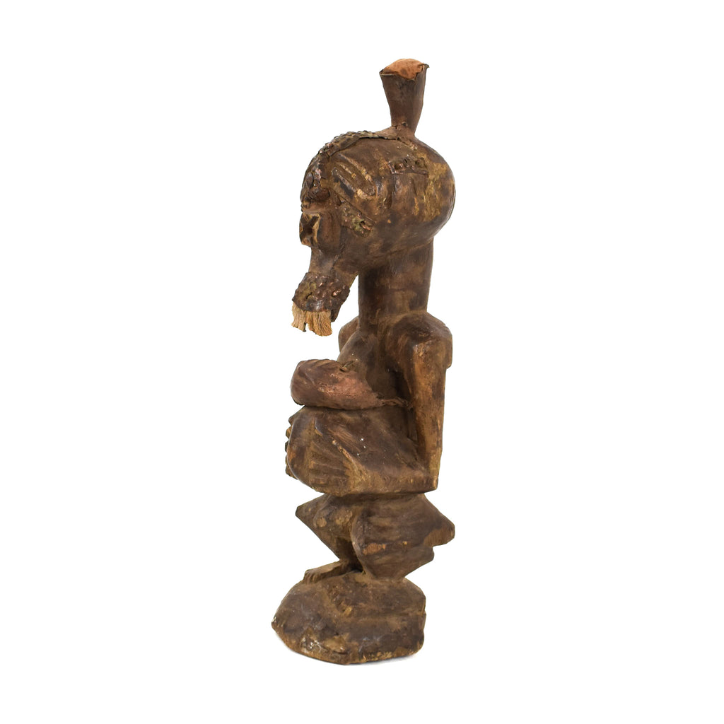 Songye Nkishi Power Figure Miniature 13 Inch Congo