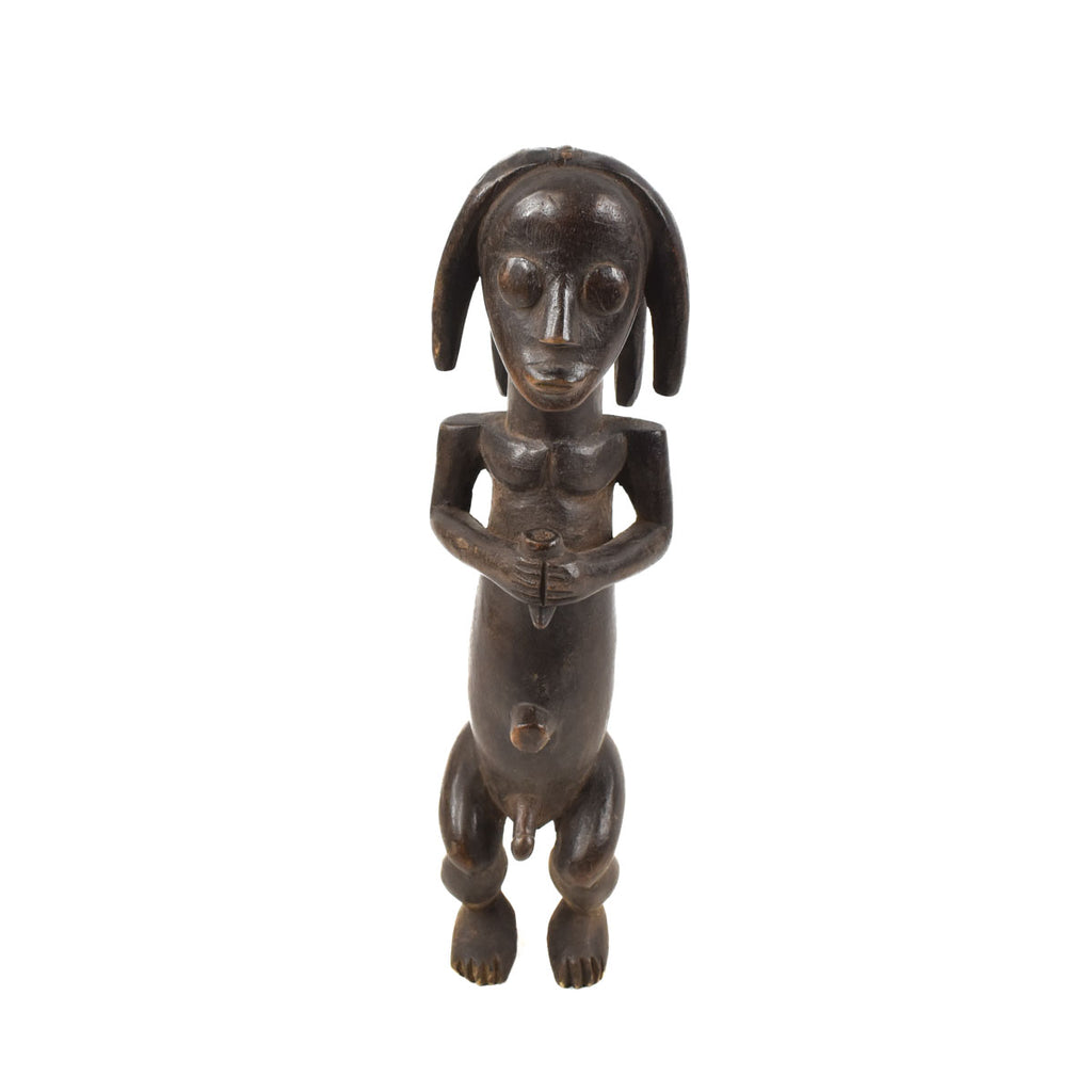 Fang Reliquary Post Guardian Figure Gabon