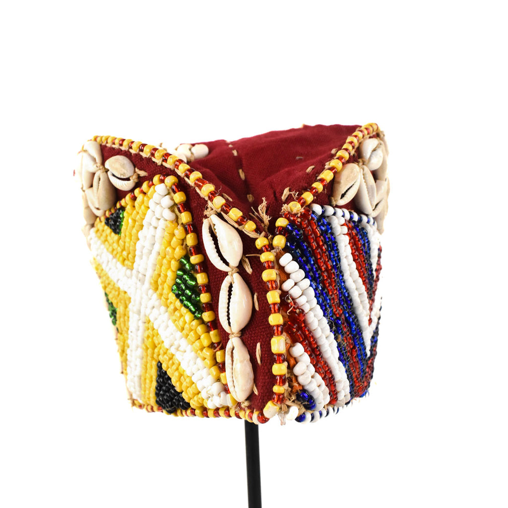 Kuba Beaded Noble's Hat Congo