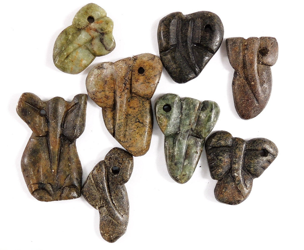 8 Shona Elephants Pendants Zimbabwe