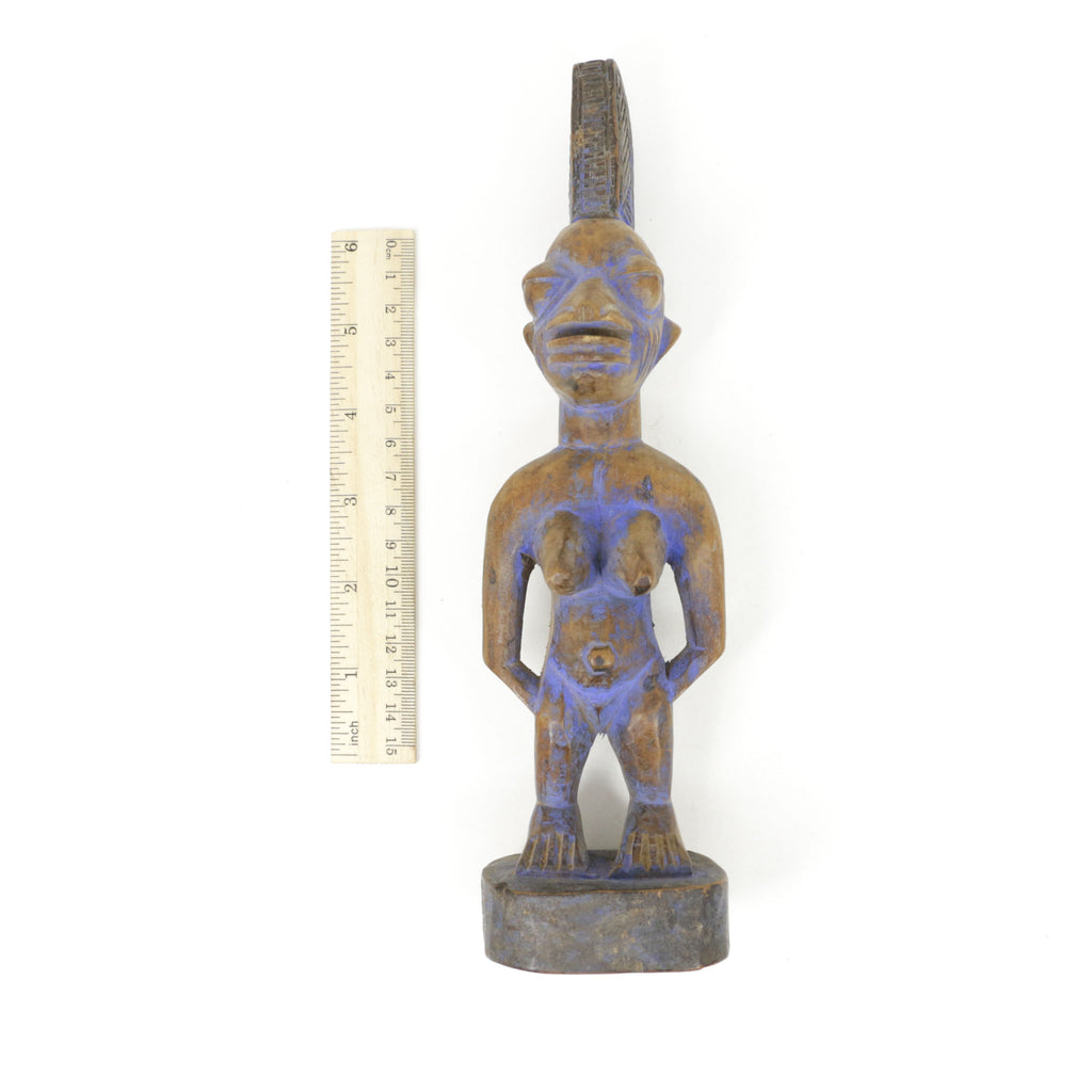 Yoruba Ibeji Female Miniature Figure 10 Inch Nigeria