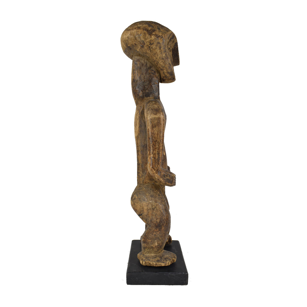 Lega Standing Male Figure on Custom Base Congo