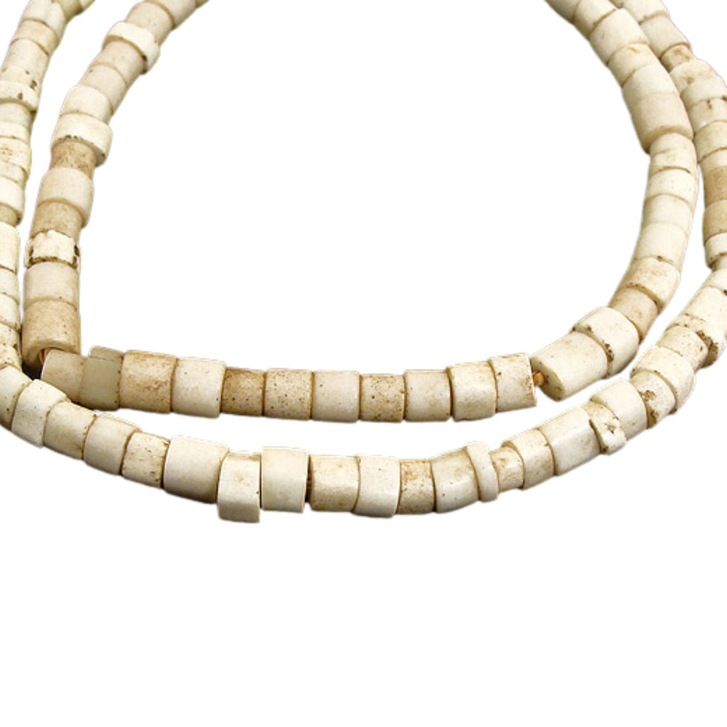 Moon Beads Opalescent White Czech African New – Africa Direct