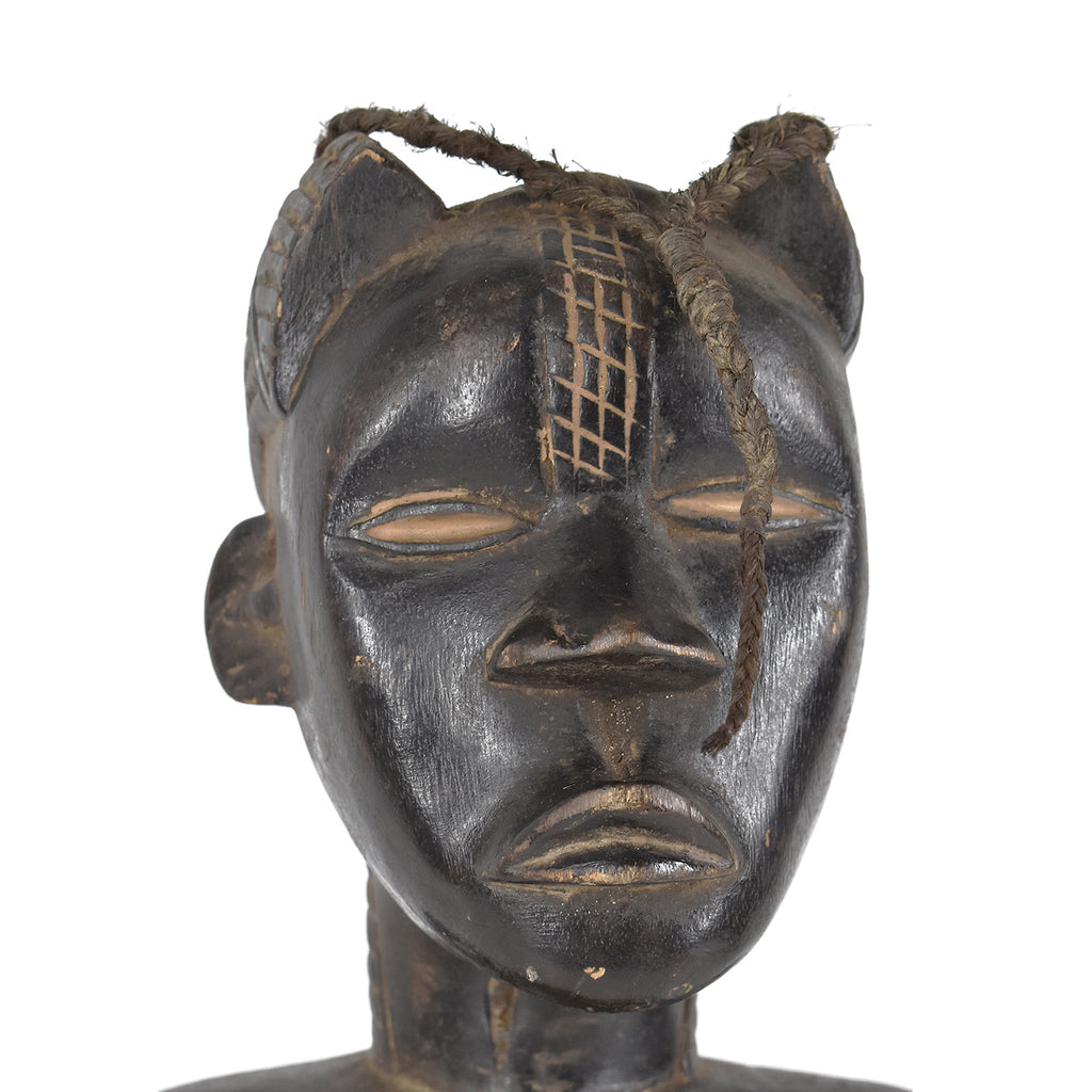 Dan Seated Maternity Figure with Child Liberia