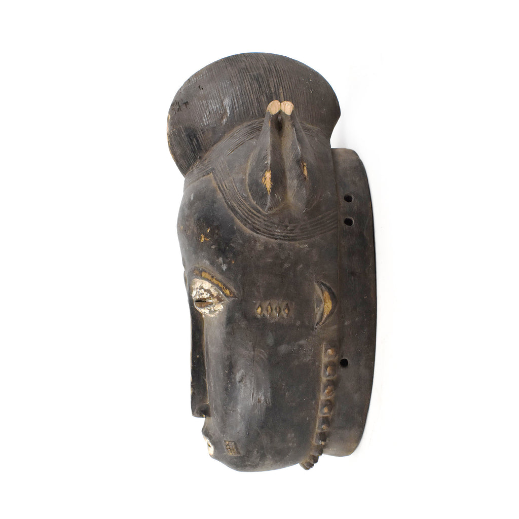 Yaure Baule Portrait Mask Cote d'Ivoire