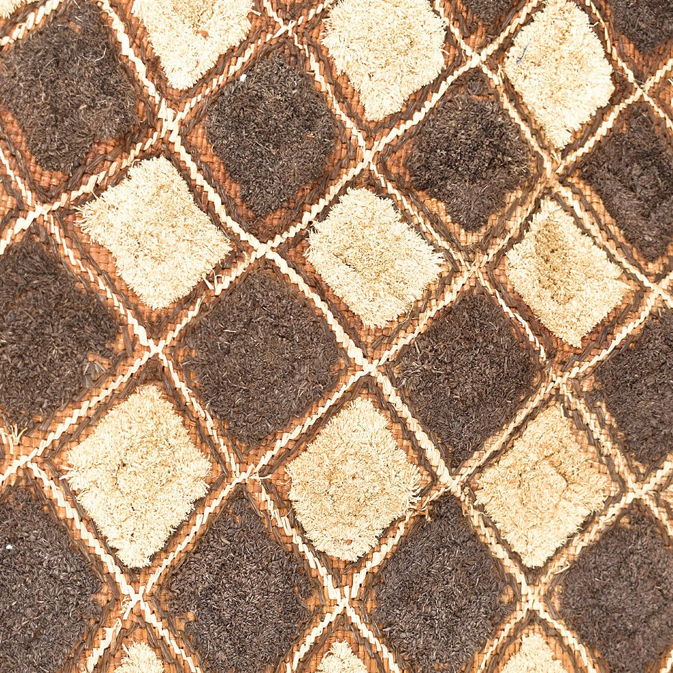 Kuba Raffia Square Textile