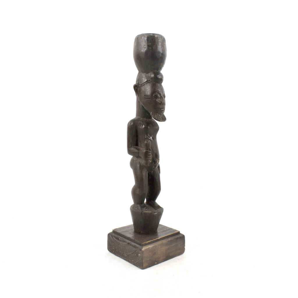 Senufo Pounder Miniature Figure 13.5 Inch Côte D'ivoire