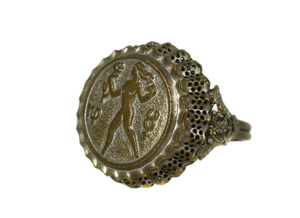 Ethiopian Virgo Metal Horoscope Ring