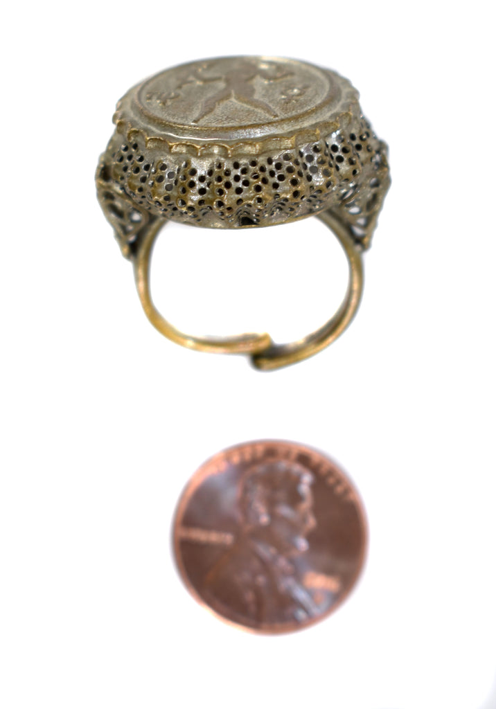 Ethiopian Virgo Metal Horoscope Ring