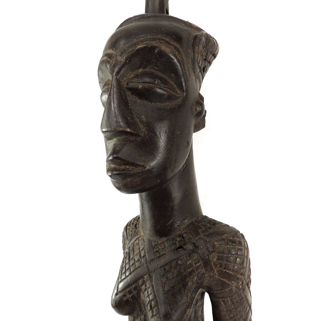 Ndengese Dengese Female Figure with Custom Stand Congo