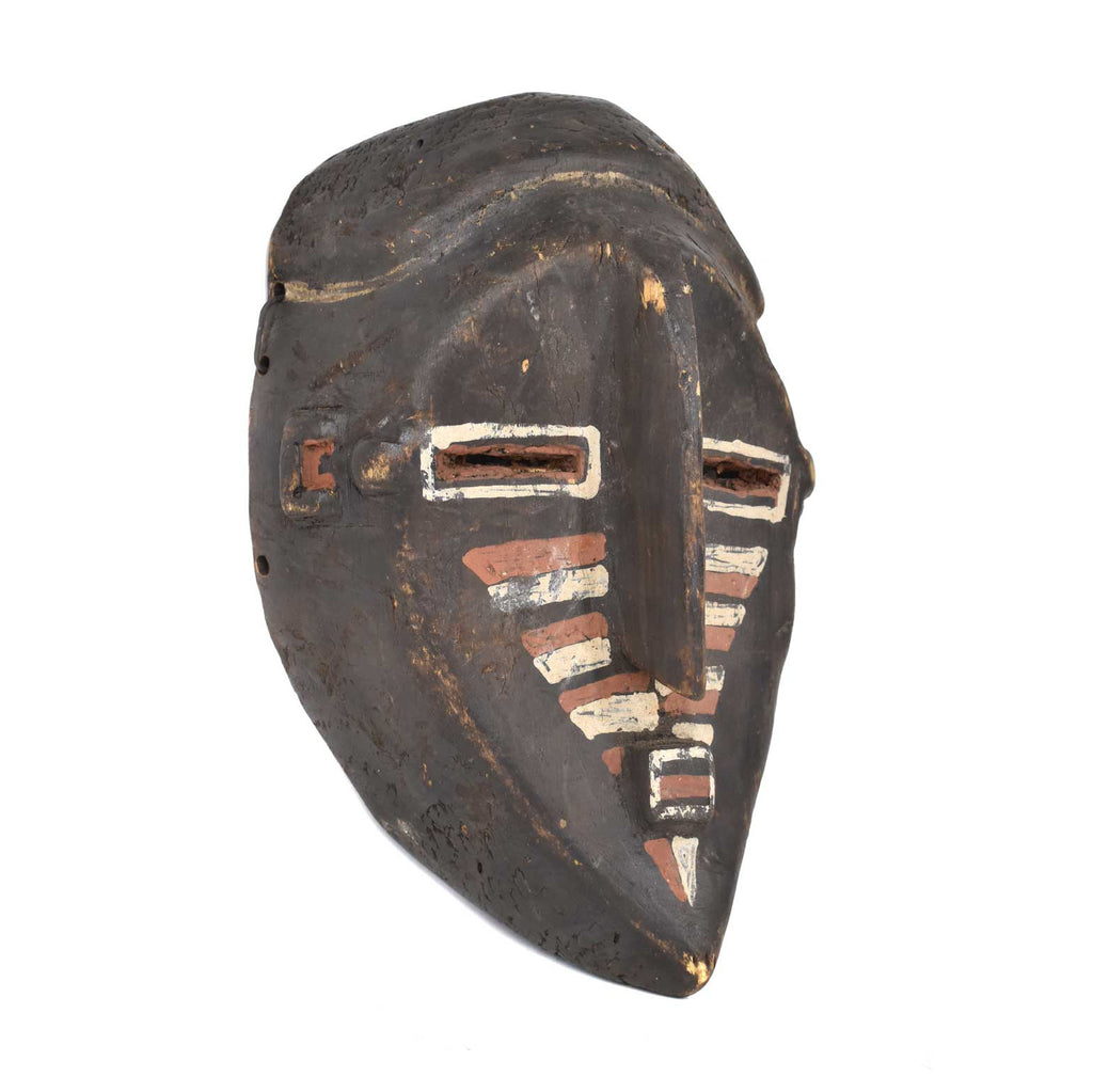 Teke Painted Wood Mask Congo