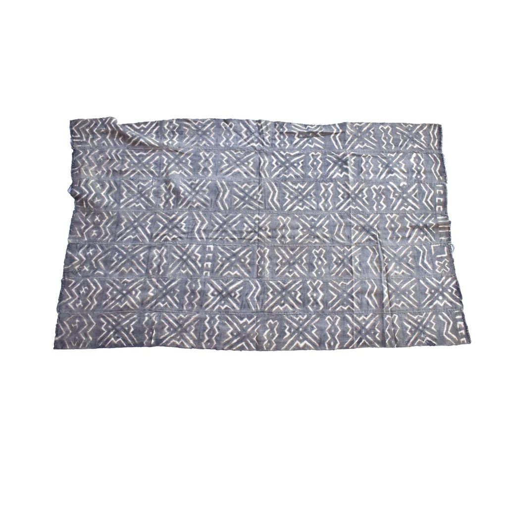 Black Mudcloth Textile Mali 51x31 Inch