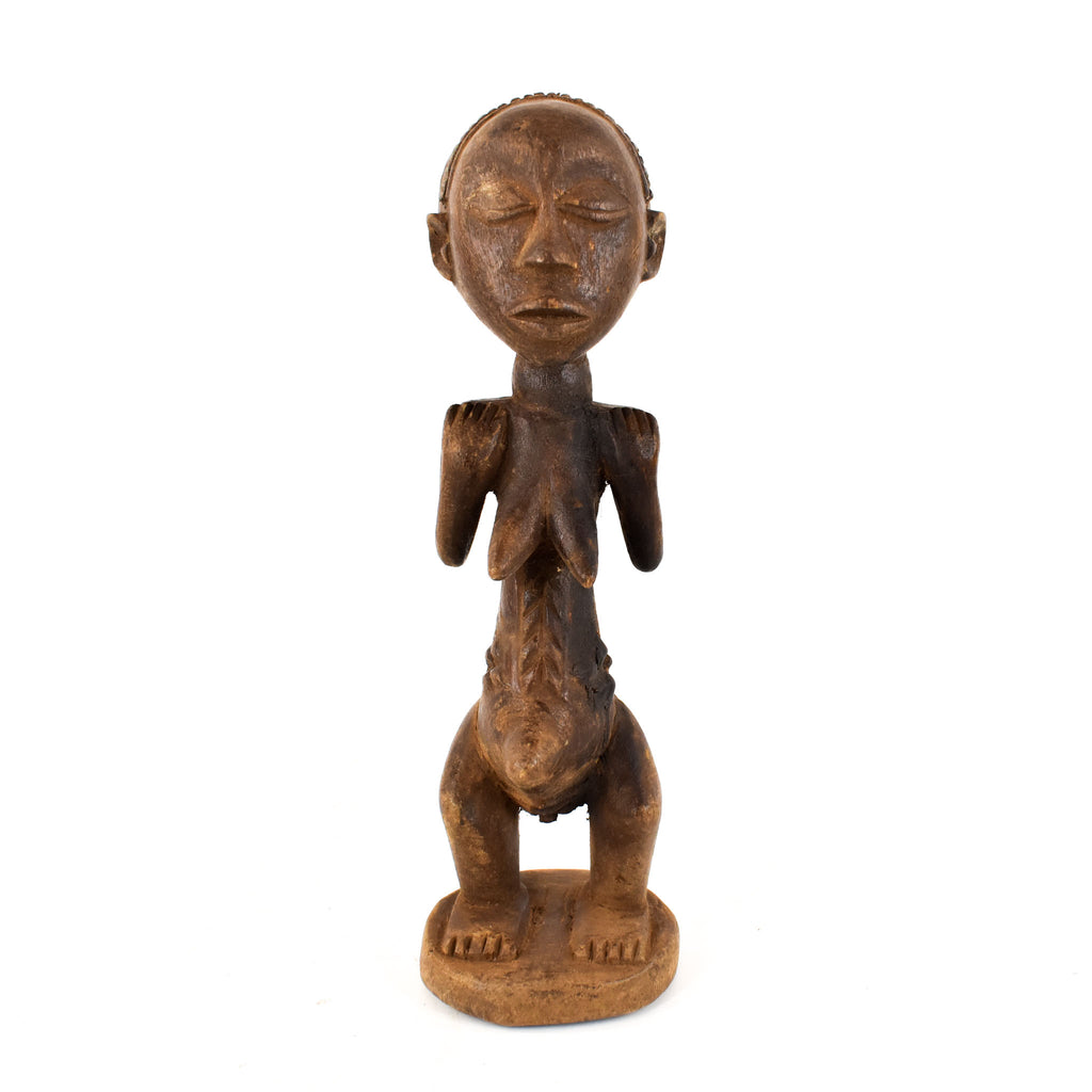 Luba Standing Miniature Figure Congo