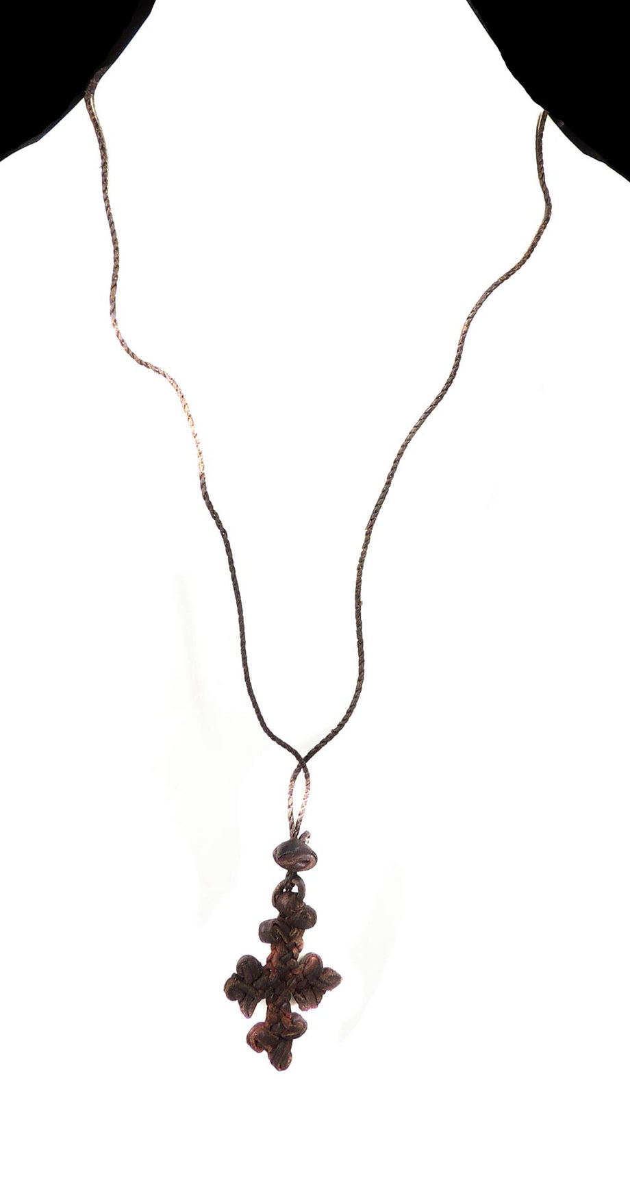 Coptic Cross Pendant & Turquoise Paper Bead Necklace – Project Biashara