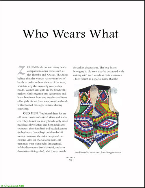 Zulu Beadwork: Talk with Beads Paperback Book